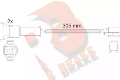 Контакт R BRAKE 610449RB